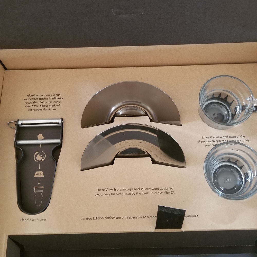 Nespresso cup and saucer